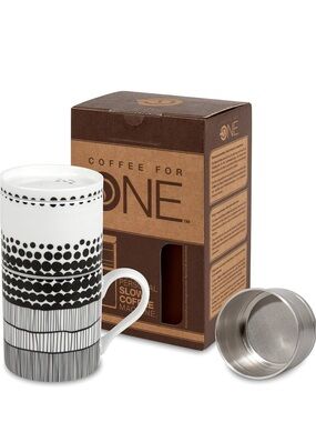 Personal slow Coffee machine exclusively from Konitz. Ceramic mug new in box